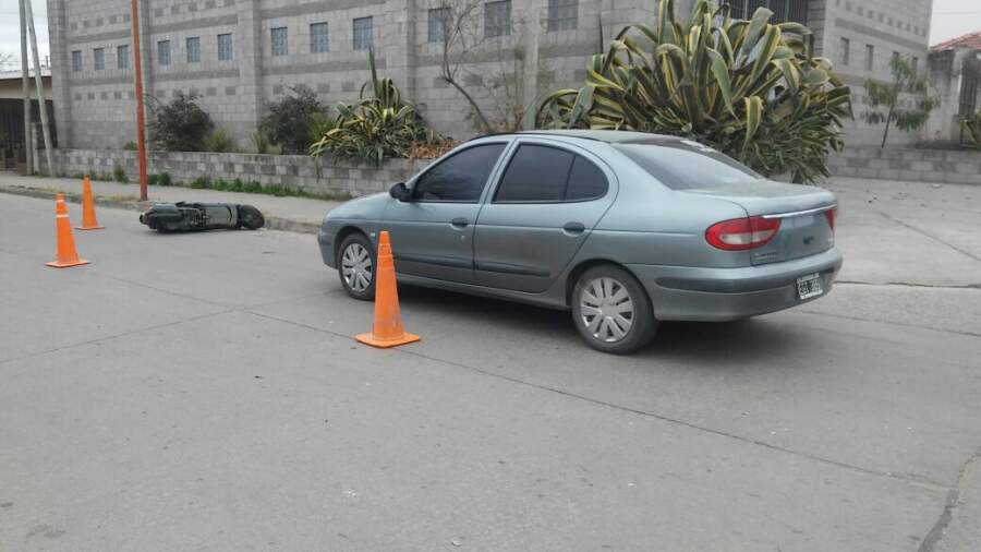 accidente moto megane - Fin de semana accidentado