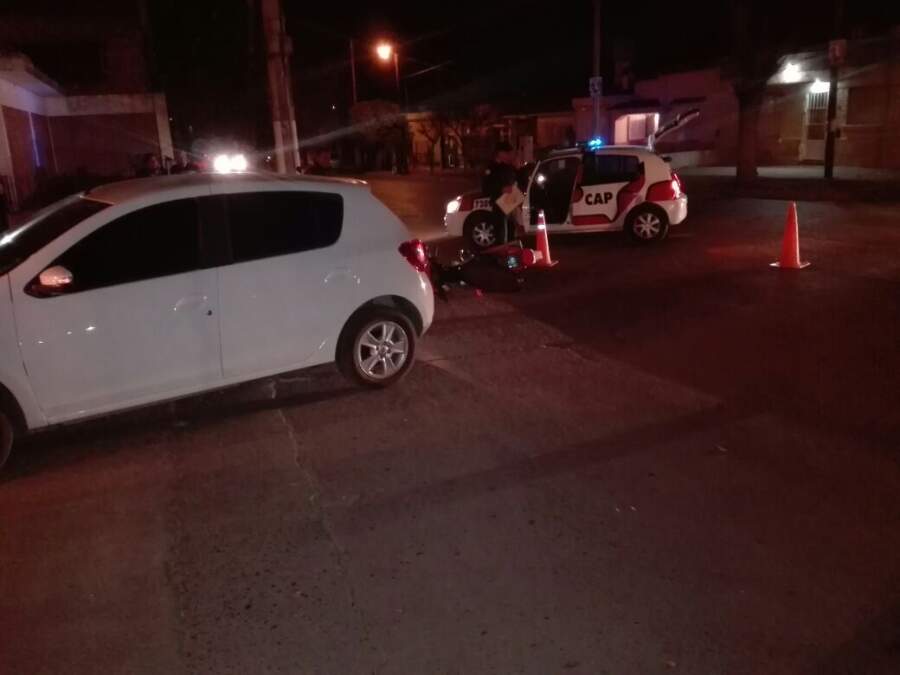 accidente moto sandero - Fin de semana accidentado