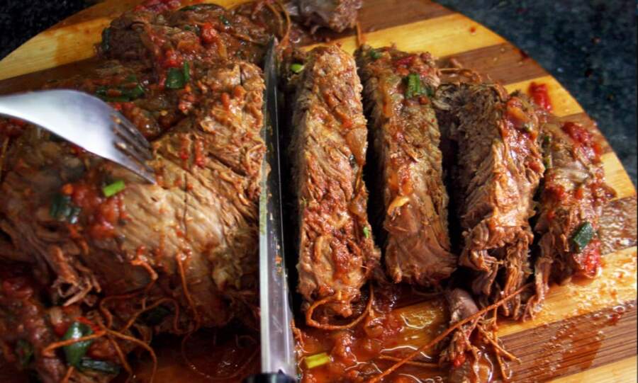 Estofado de Roast Beef con Mostacholes receta2 - Estofado de Roast Beef con Mostacholes