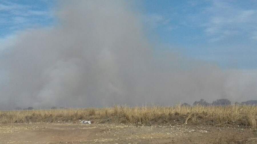 Incendios: extinguieron el de Potrero de Loyola, siguen sofocando el de Cerro Mogotes incendio san carlos - Incendios: extinguieron el de Potrero de Loyola, siguen sofocando el de Cerro Mogotes
