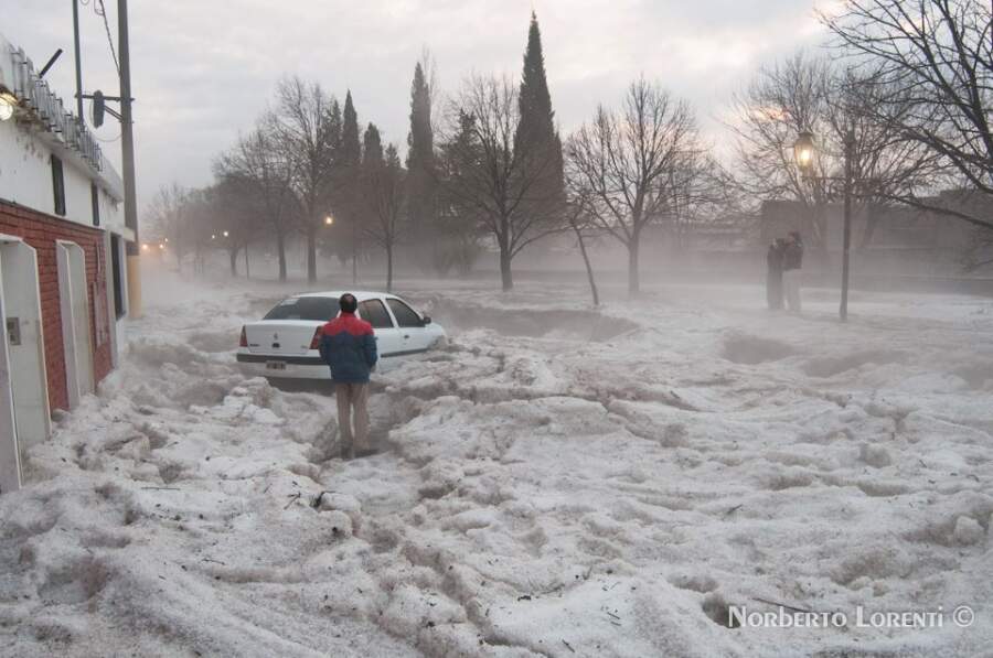 pedrea3 - A 5 años de la intensa pedrea que azotó Alta Gracia