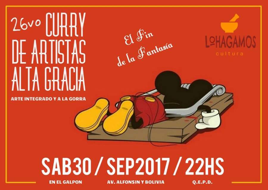 Agenda de actividades para el fin de semana en Alta Gracia 26 CURRY - Agenda de actividades para el fin de semana en Alta Gracia
