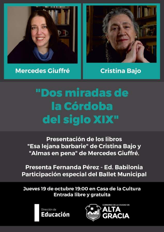 IMG 20171017 WA0039 - Cristina Bajo presentará un libro en Alta Gracia