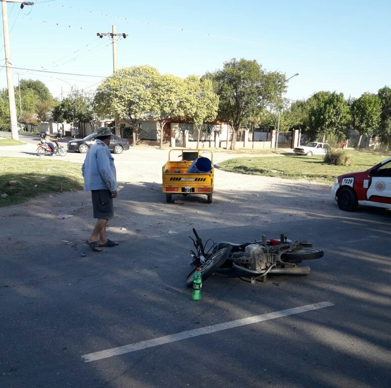 Dos motocicletas colisionaron en Ruta 5 accidente dos motos - Dos motocicletas colisionaron en Ruta 5
