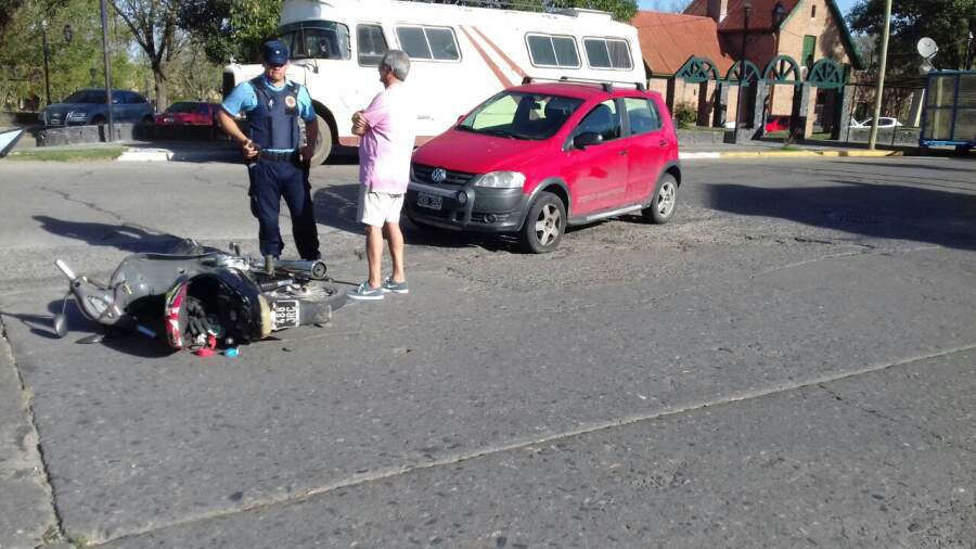 accidente fox cross moto - Cuatro heridos en distintos accidentes