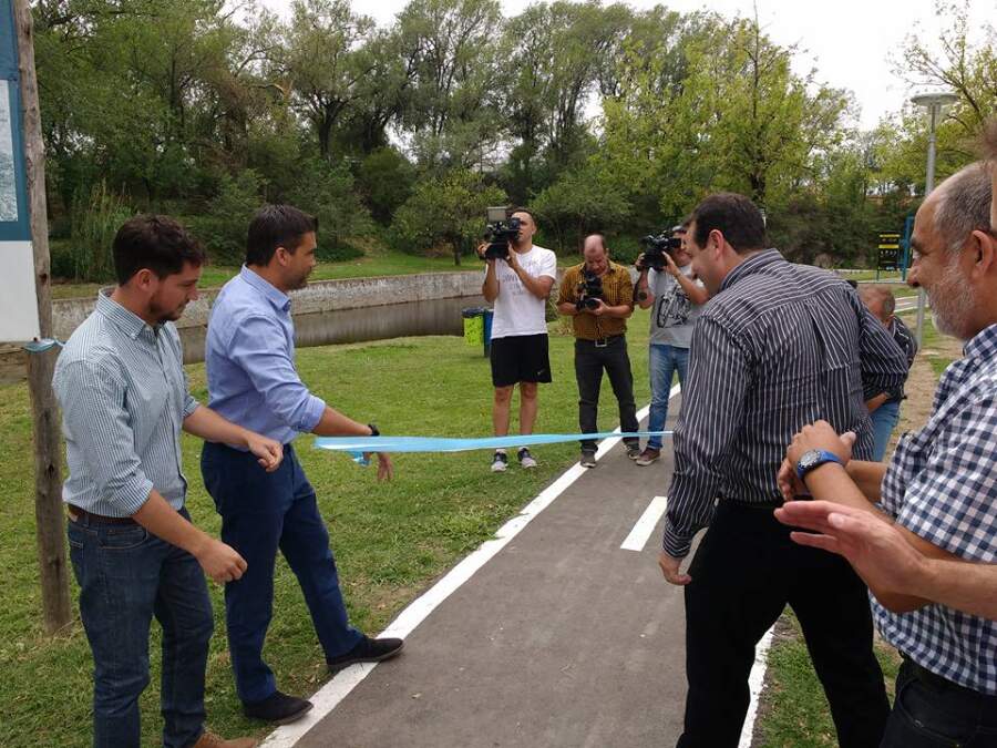ciclovia corte cinta - Se inauguró el primer tramo de la ciclovía