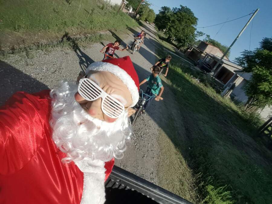 papa noel san isidro I - Papá Noel llegó antes a San Isidro