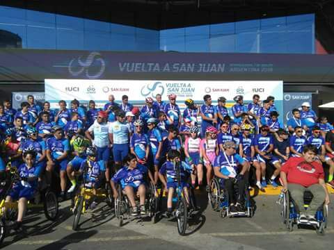 Inclusión: La deportista Mili Bustos representó a la ciudad en la vuelta de San Juan ciclistas - Inclusión: La deportista Mili Bustos representó a la ciudad en la vuelta de San Juan
