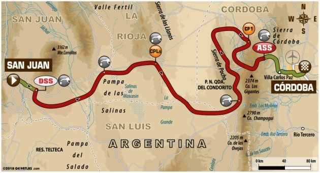 recorrido dakar - El Rally Dakar llega a Córdoba: dónde verlo