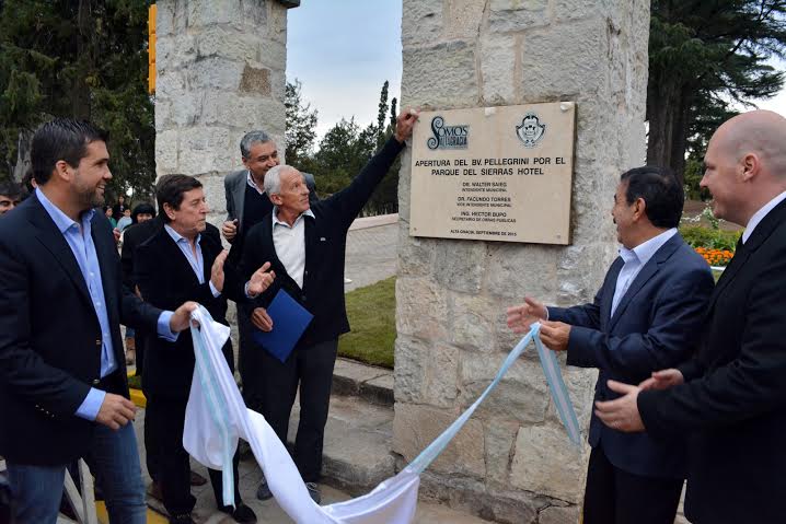 Tras las picadas, los fines de semana el Sierras será sólo peatonal inauguracion sierras hotel - Tras las picadas, los fines de semana el Sierras será sólo peatonal