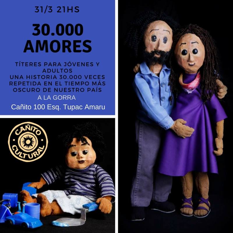 titeres 30 mil desaparecidos - Actividades para este fin de Semana Santa