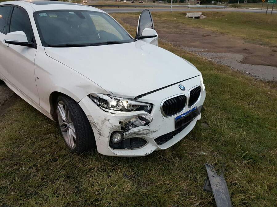 Dos nuevos accidentes en la rotonda que une Ruta 5 y C-45 accidente rotonda BMW - Dos nuevos accidentes en la rotonda que une Ruta 5 y C-45