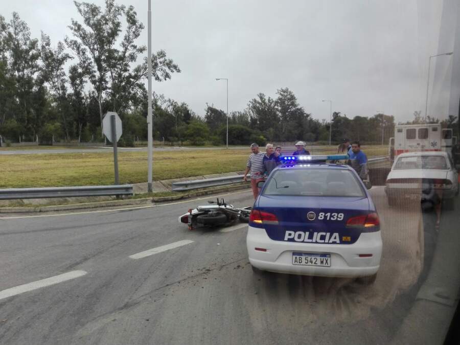 accidente ruta 5 muerto - Un motociclista falleció sobre la autovía 5