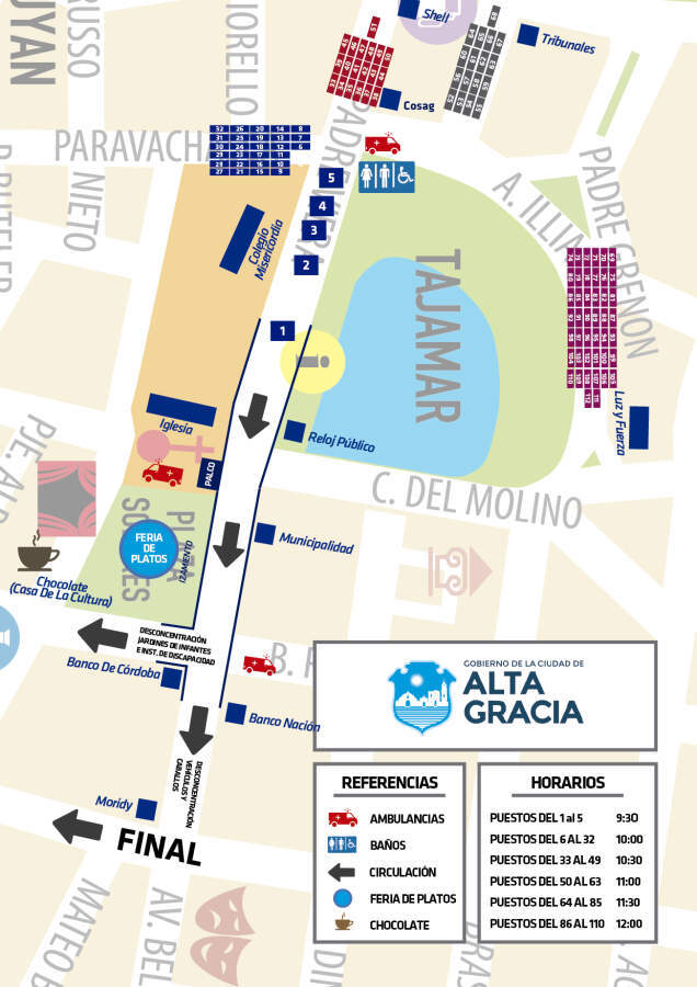 PLANO 2018 01 - Velada patriótica "Esperando el 25" y desfile por el centro de la ciudad