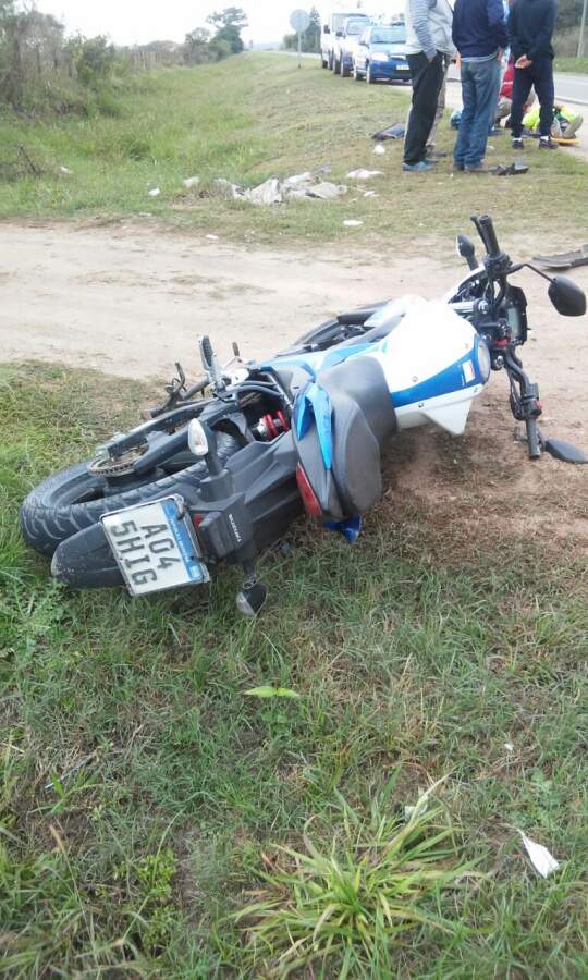 Un motociclista lesionado tras chocar con una camioneta accidente ruta a la bolsa 1 - Un motociclista lesionado tras chocar con una camioneta