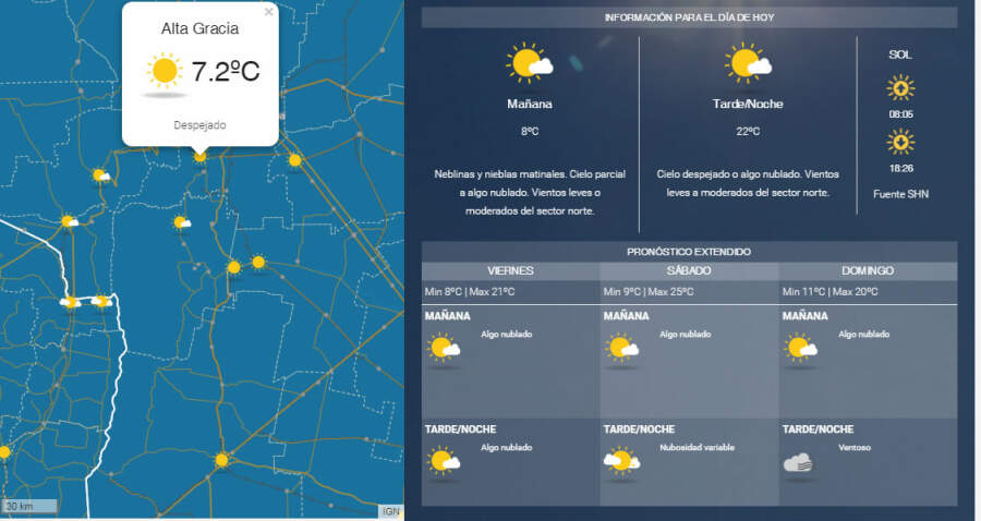 pronostico mayo - ¿Cómo estará el tiempo el fin de semana largo?