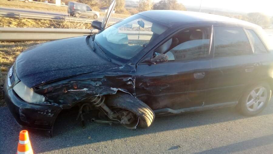 accidente malagueño - Accidente sin lesionados en Ruta 20