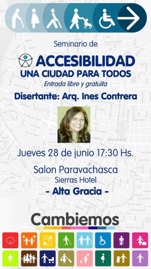 Se realizará un seminario sobre accesibilidad flyer accesibiidad - Se realizará un seminario sobre accesibilidad