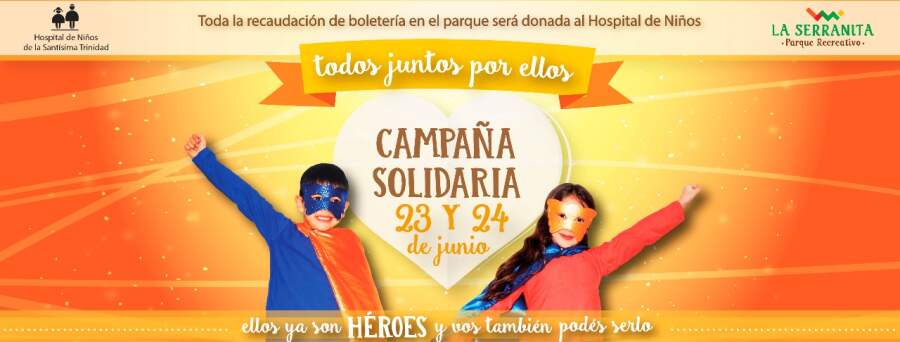 El Parque Temático "La Serranita" donará recaudación al Hospital de Niños parque la serranita campaña solidaria - El Parque Temático "La Serranita" donará recaudación al Hospital de Niños