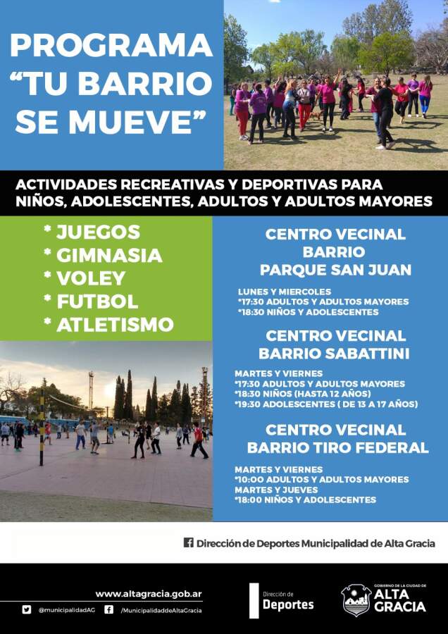 tu barrio se mueve - Continúa el programa "Tu barrio se mueve"