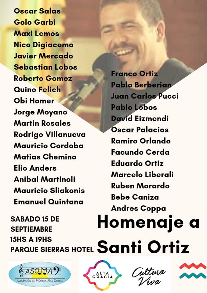 Músicos locales homenajearán a Santiago Ortíz homenaje santiago ortiz - Músicos locales homenajearán a Santiago Ortíz