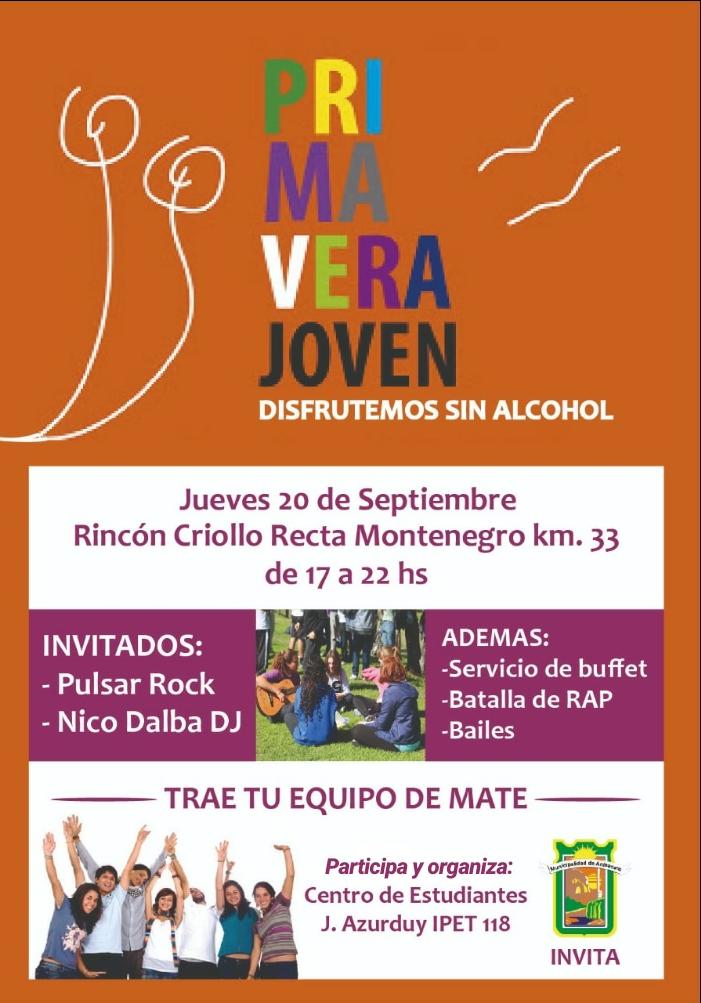 primavera - Anisacate: Primavera Joven en el Rincón Criollo