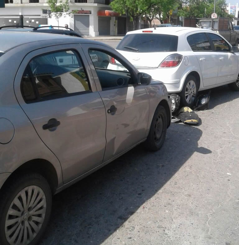 Múltiple accidente en Avenida Del Libertador accidente libertador - Múltiple accidente en Avenida Del Libertador