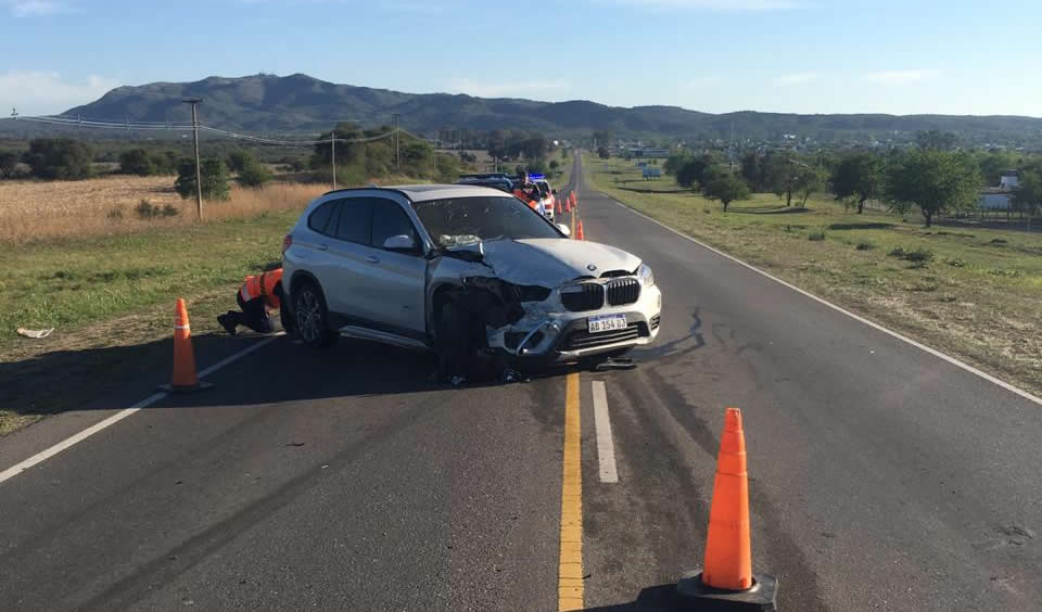 accidente malagueño - Tras un fuerte impacto una mujer tuvo que ser hospitalizada