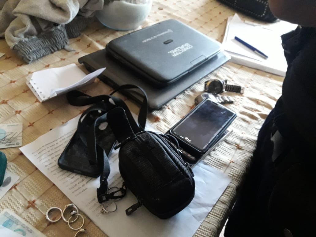 elementos recuperados I - Hallaron elementos robados de Malagueño, en Córdoba Capital