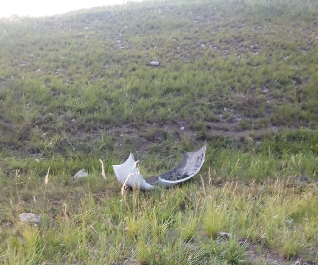 accidente santa ana guardabarro E - Perdió el control de su rodado y despistó