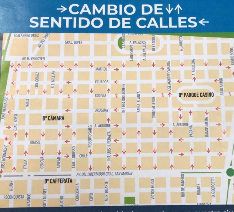 barrio camara calles E - Barrio Cámara: vecinos se reúnen con la municipalidad para determinar cambios de sentido en las calles