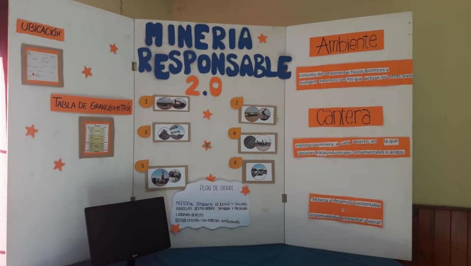 expo mineria responsable - El IPET 265 de Minería expone lo aprendido durante el 2018