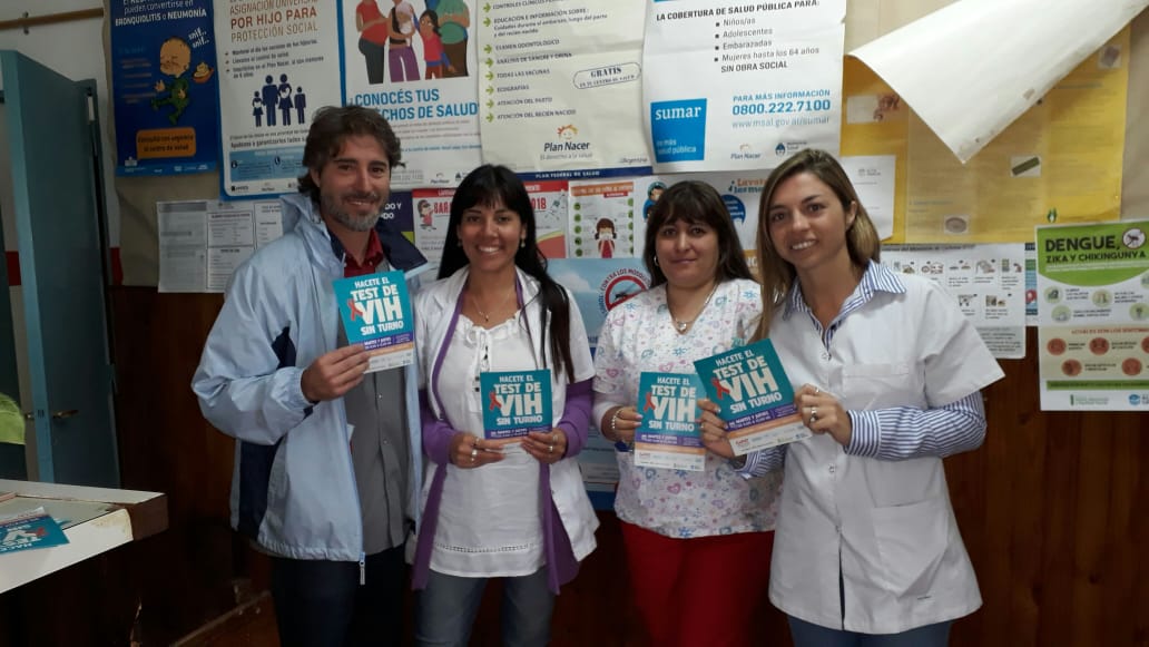 Continúan los testeos de VIH por los barrios test HIV profesionales - Continúan los testeos de VIH por los barrios