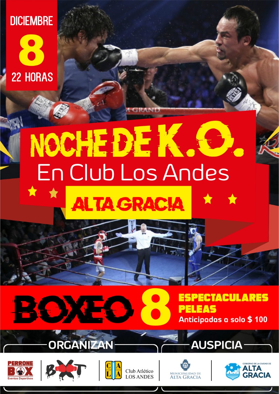 - Festival de Boxeo en Alta Gracia