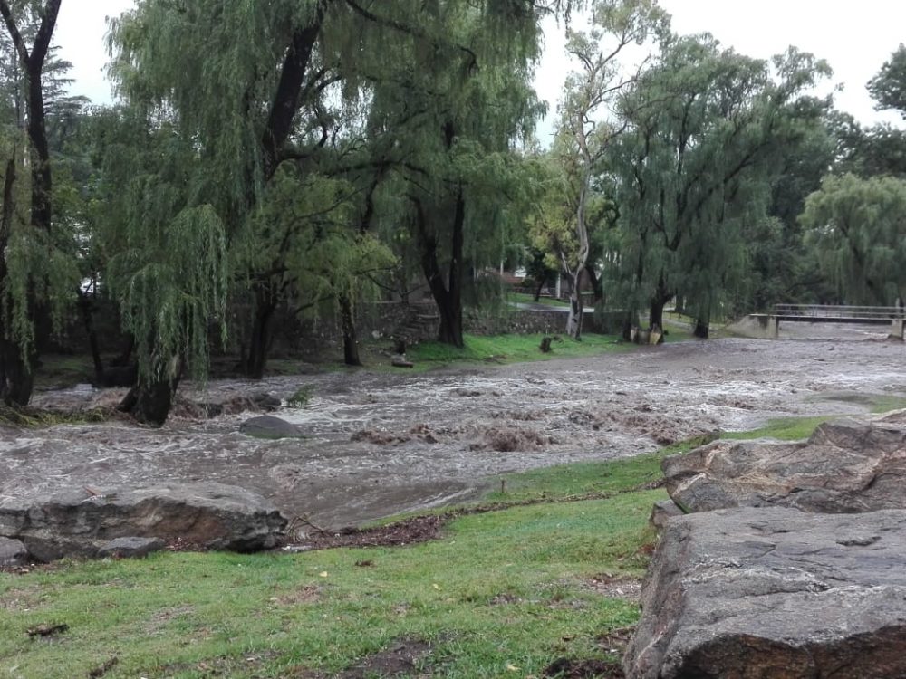crecida arroyo 2019 1 - Piden precaución por crecida en el arroyo Chicamtoltina