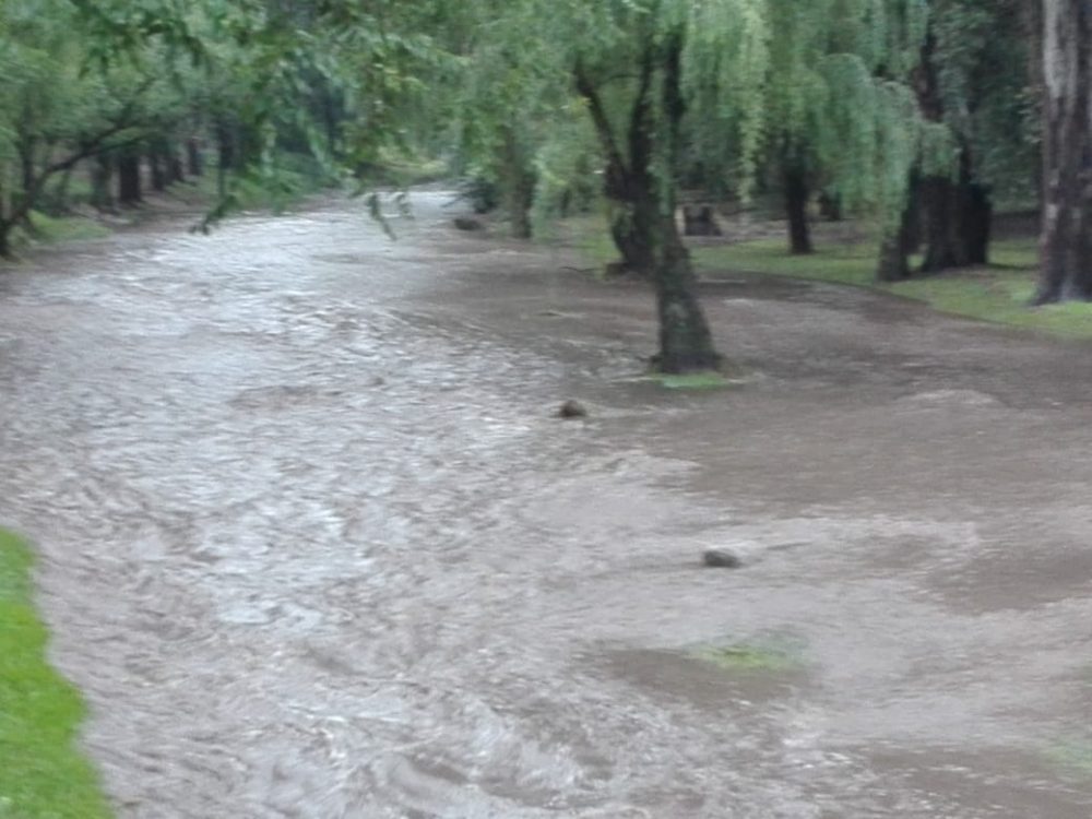 crecida arroyo 2019 - Piden precaución por crecida en el arroyo Chicamtoltina