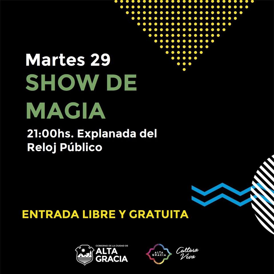 shows de magia - Hoy: ciclo de magia en el Reloj Público