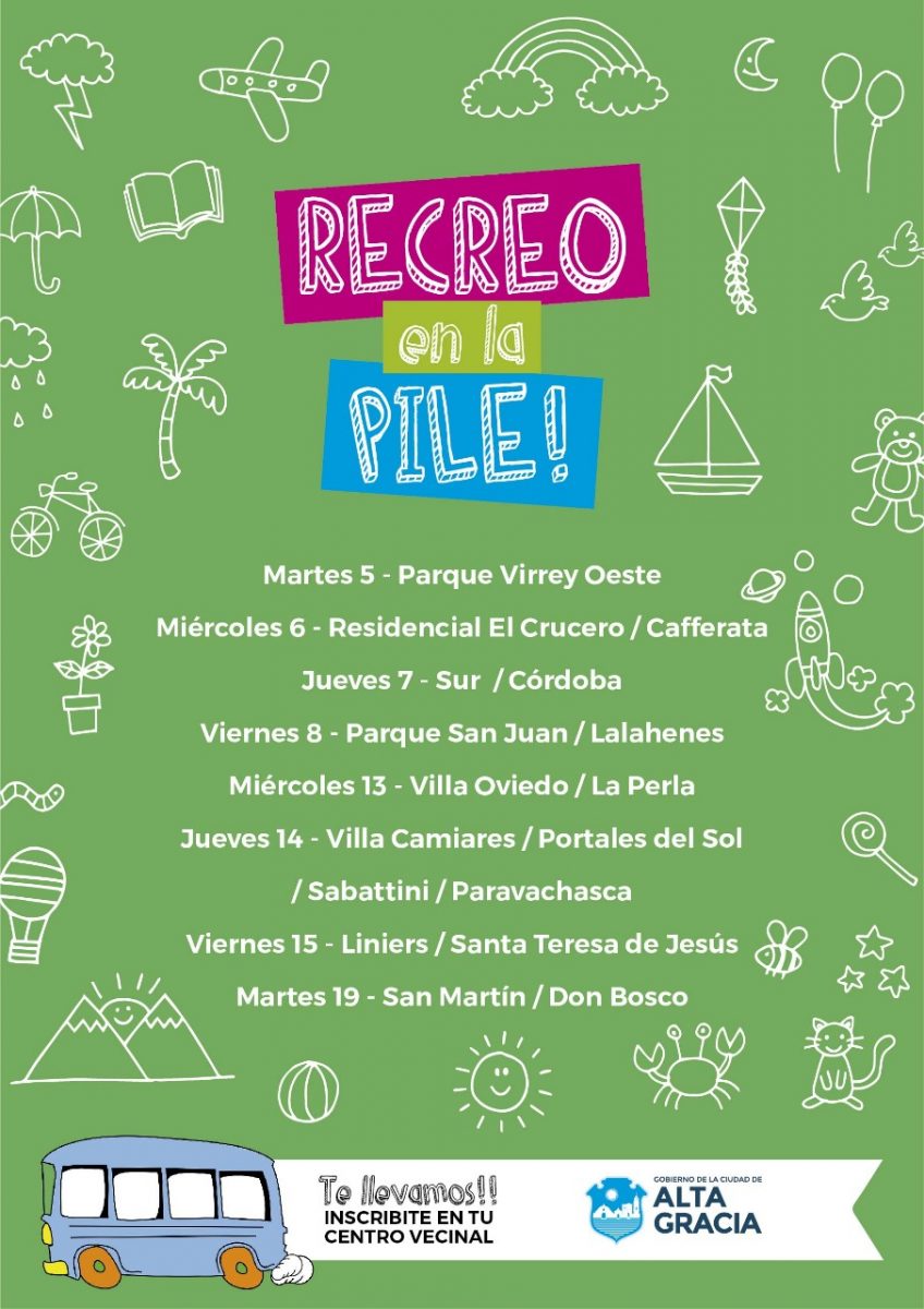 Recreo en la pile: este viernes barrio Parque San Juan y Lalahenes WhatsApp Image 2019 02 07 at 10.59.35 - Recreo en la pile: este viernes barrio Parque San Juan y Lalahenes