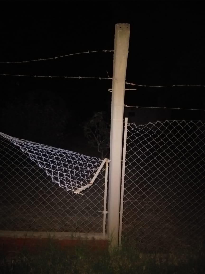 alambre roto - Un detenido por tentativa de robo