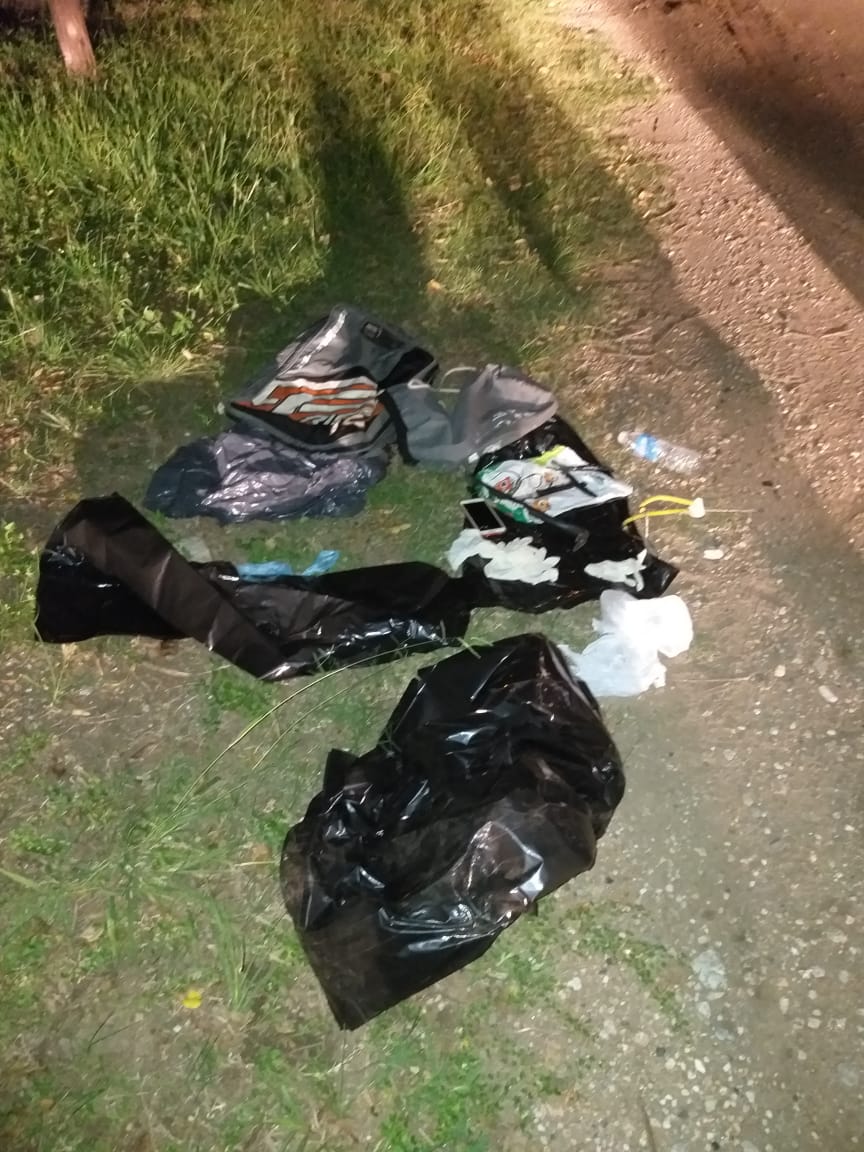 elementos recuperados bolsa residuo - Un detenido por tentativa de robo