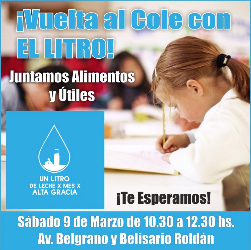 Además de leche, hoy recolectan útiles escolares leche utiles - Además de leche, hoy recolectan útiles escolares