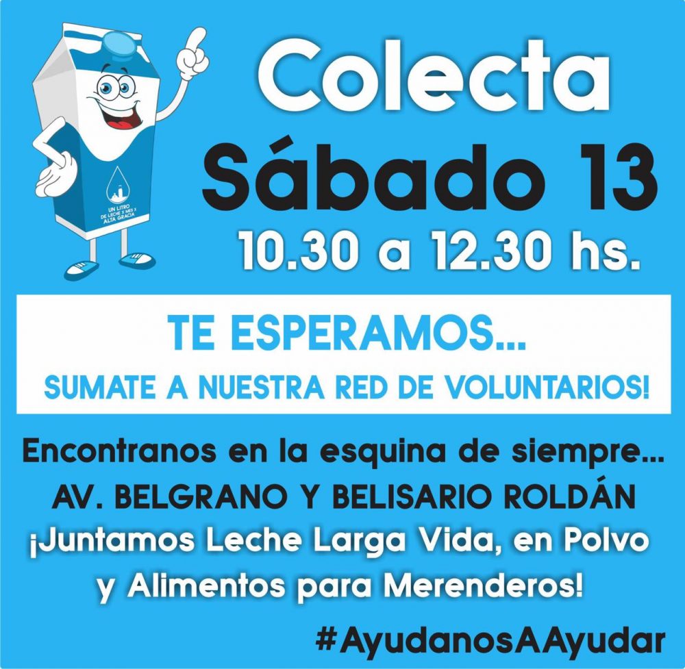 Se realizará una nueva colecta "Un litro de leche x mes" WhatsApp Image 2019 04 12 at 09.33.48 - Se realizará una nueva colecta "Un litro de leche x mes"