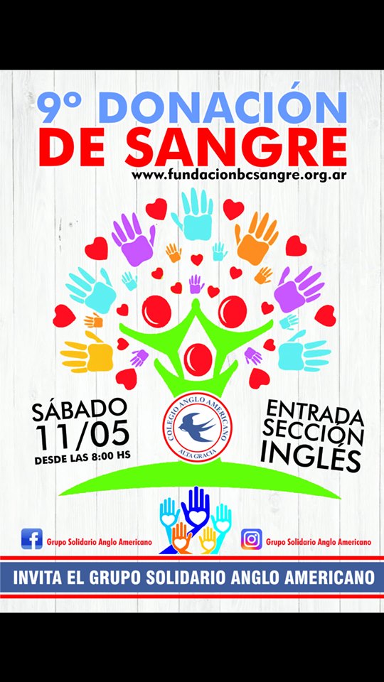 Colegio Anglo Americano: campaña de donación de sangre anglo donacion sangre - Colegio Anglo Americano: campaña de donación de sangre