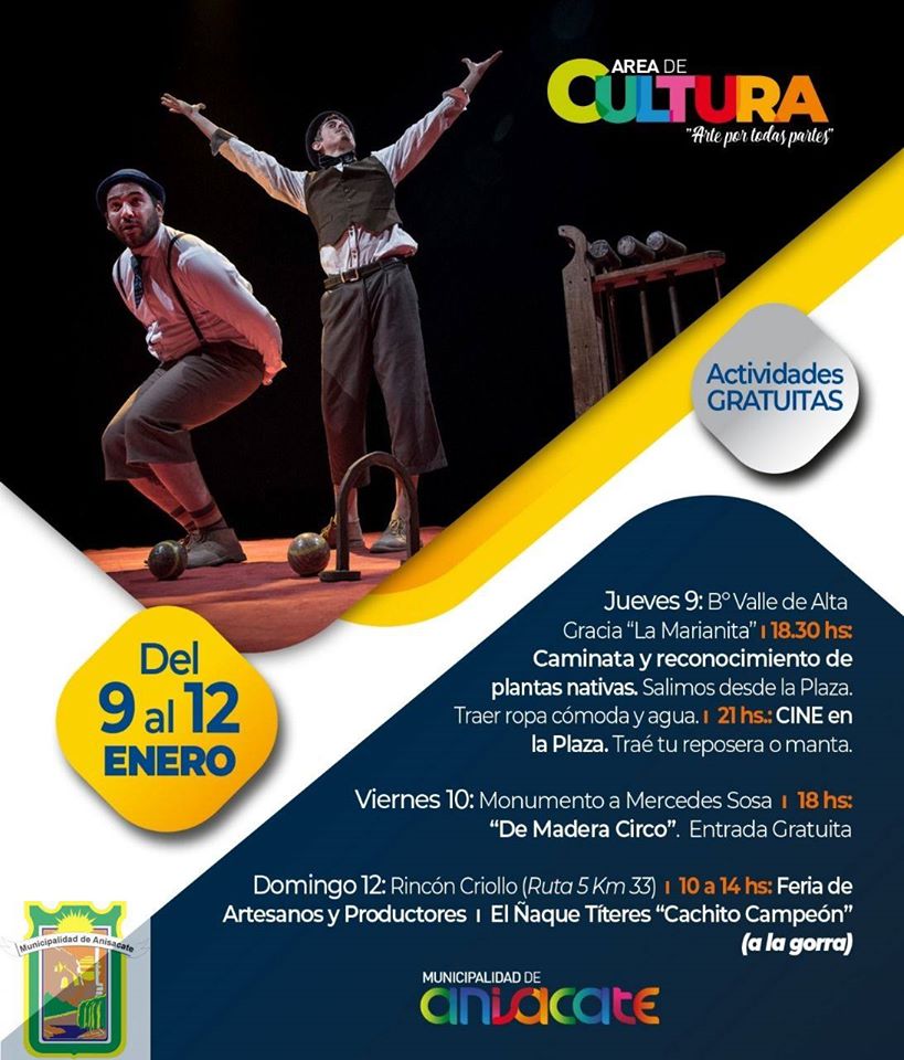 anisacate cultura 1 - Anisacate invita a participar de las actividades de verano