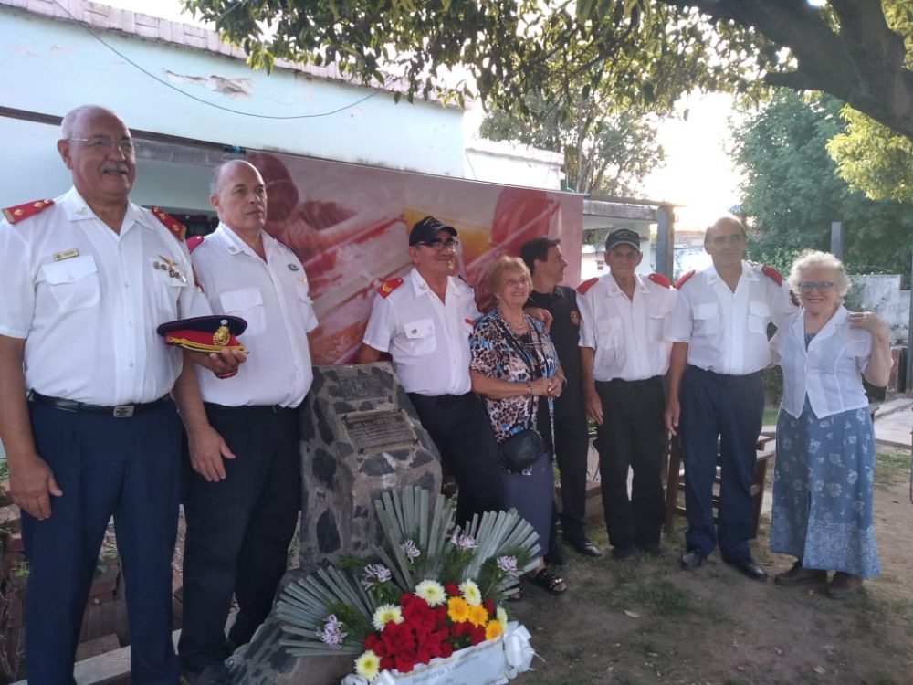 Homenajearon a Bombero Millán a 40 años de su muerte bombero millan veteranos - Homenajearon a Bombero Millán a 40 años de su muerte