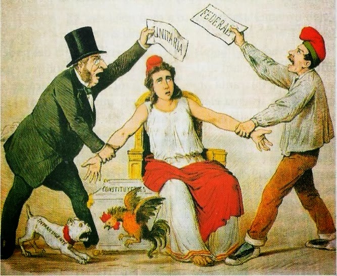 Nono: la sangrienta historia detrás del nombre del balneario Paso de las Tropas 04 I Rep Viñeta Federal y Unitaria - Nono: la sangrienta historia detrás del nombre del balneario Paso de las Tropas