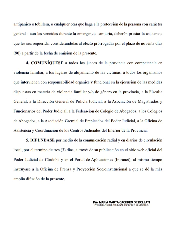 Se prorrogan medidas cautelares tribunal superior2 - Se prorrogan medidas cautelares