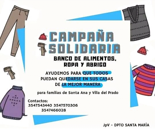 Juventud para la Victoria organiza campaña solidaria campaña juventud victoria E - Juventud para la Victoria organiza campaña solidaria