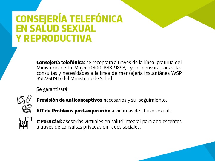 Se lanzó el programa de Salud Integral para Mujeres consejeria salud - Se lanzó el programa de Salud Integral para Mujeres