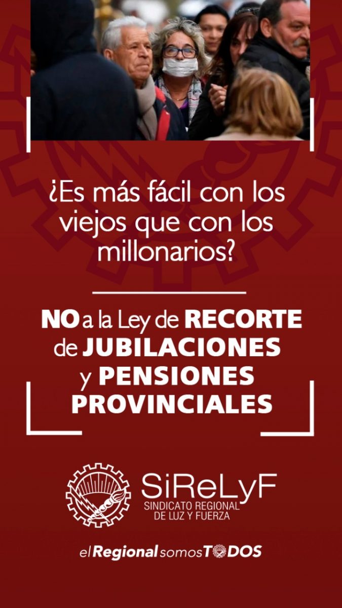 es mas facil con los viejos - Sindicatos en estado de alerta por proyecto previsional